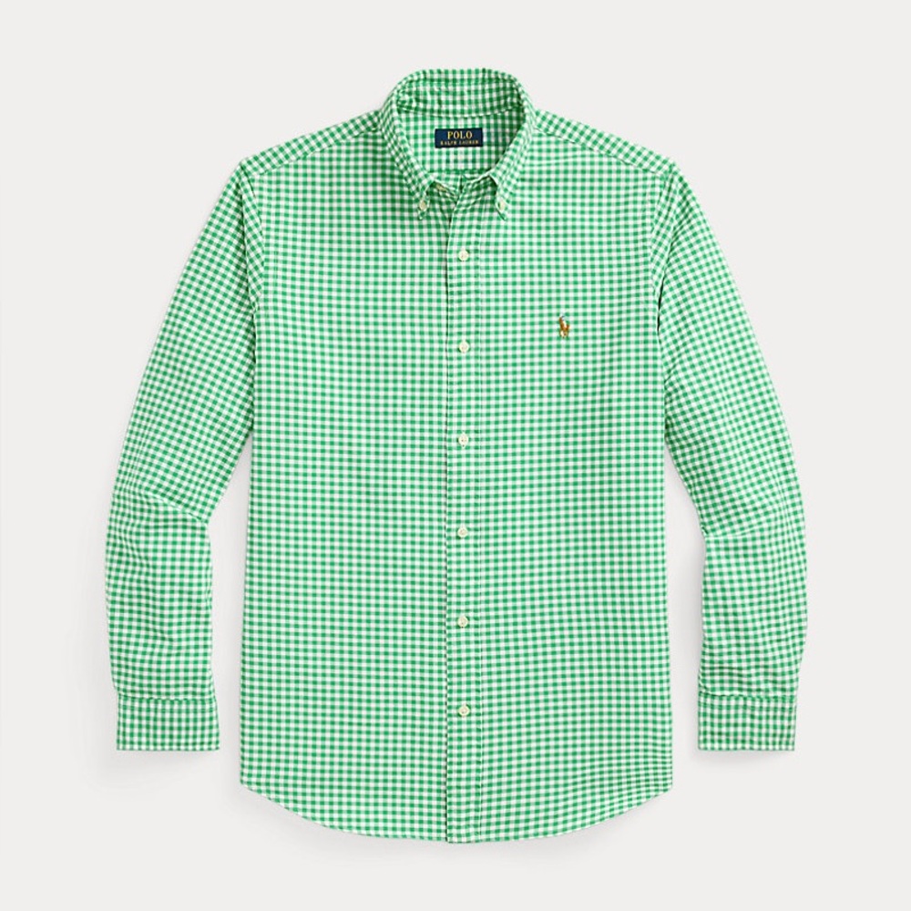 RALPH LAUREN Green Checkered Boy’s Shirt SzM